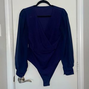 Navy blue bodysuit